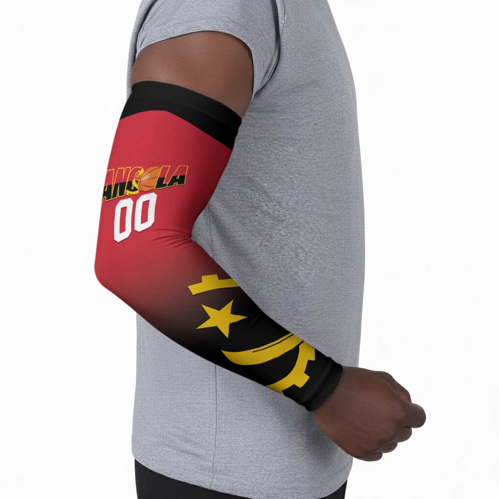 Angola Basketball Custom Arm Sleeves Go Champions Angolan