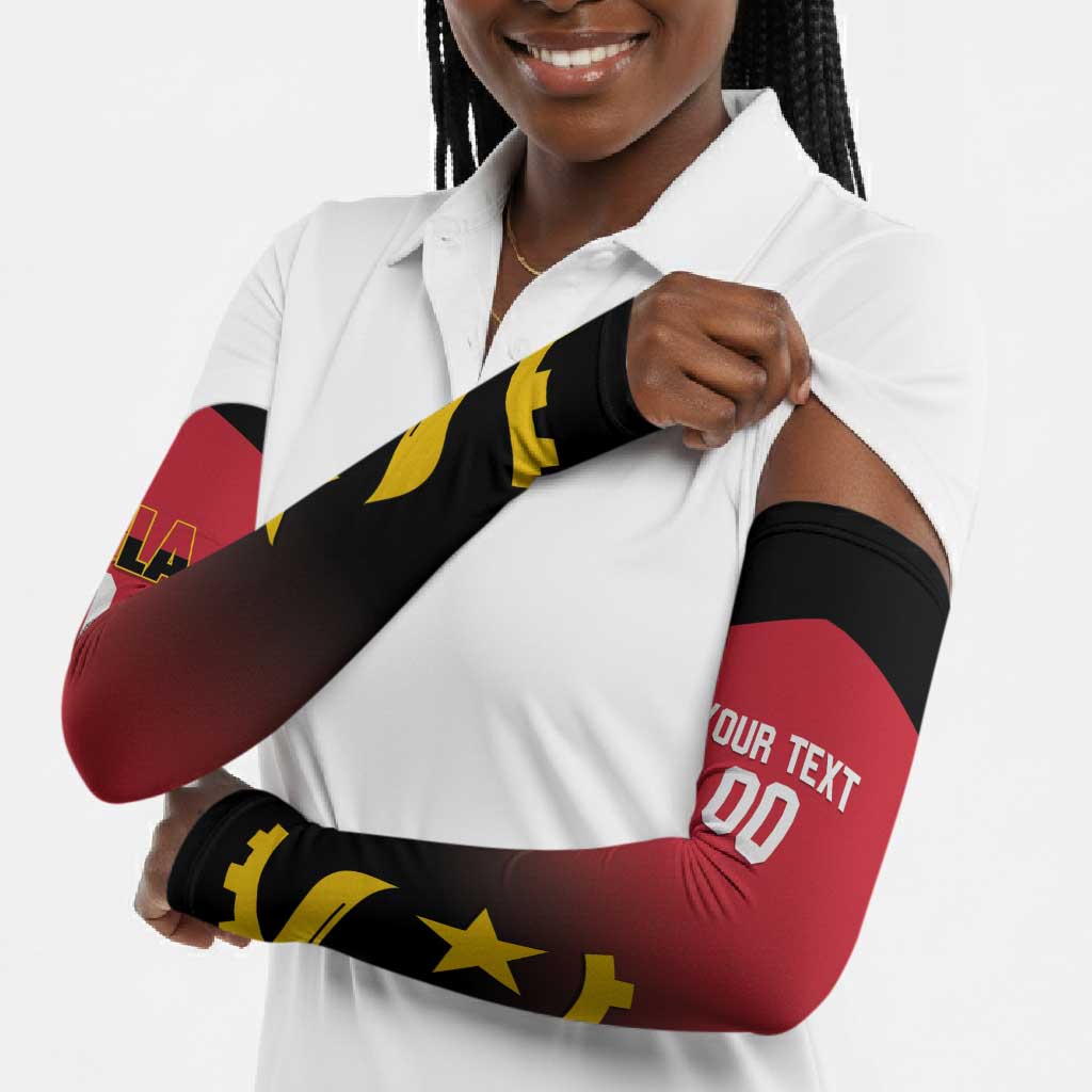 Angola Basketball Custom Arm Sleeves Go Champions Angolan