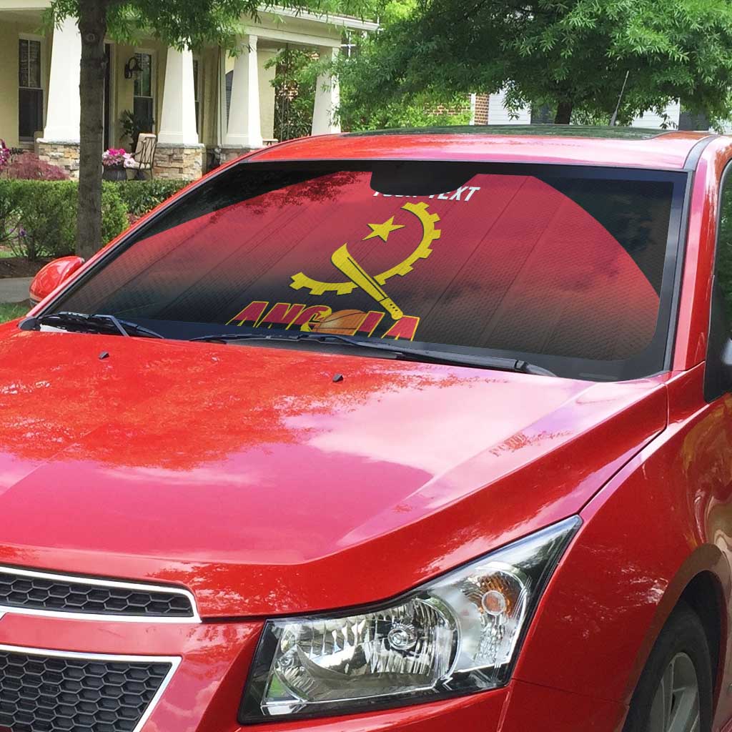 Angola Basketball Custom Auto Sun Shade Go Champions Angolan