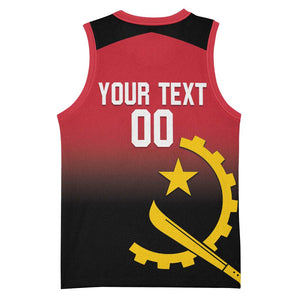 Afro Basketball Custom Angola Basketball Jersey Go Champions Angolan LT14