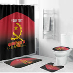 Angola Basketball Custom Bathroom Set Go Champions Angolan