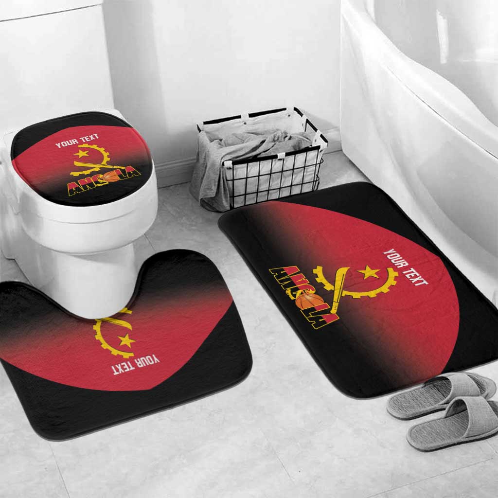 Angola Basketball Custom Bathroom Set Go Champions Angolan
