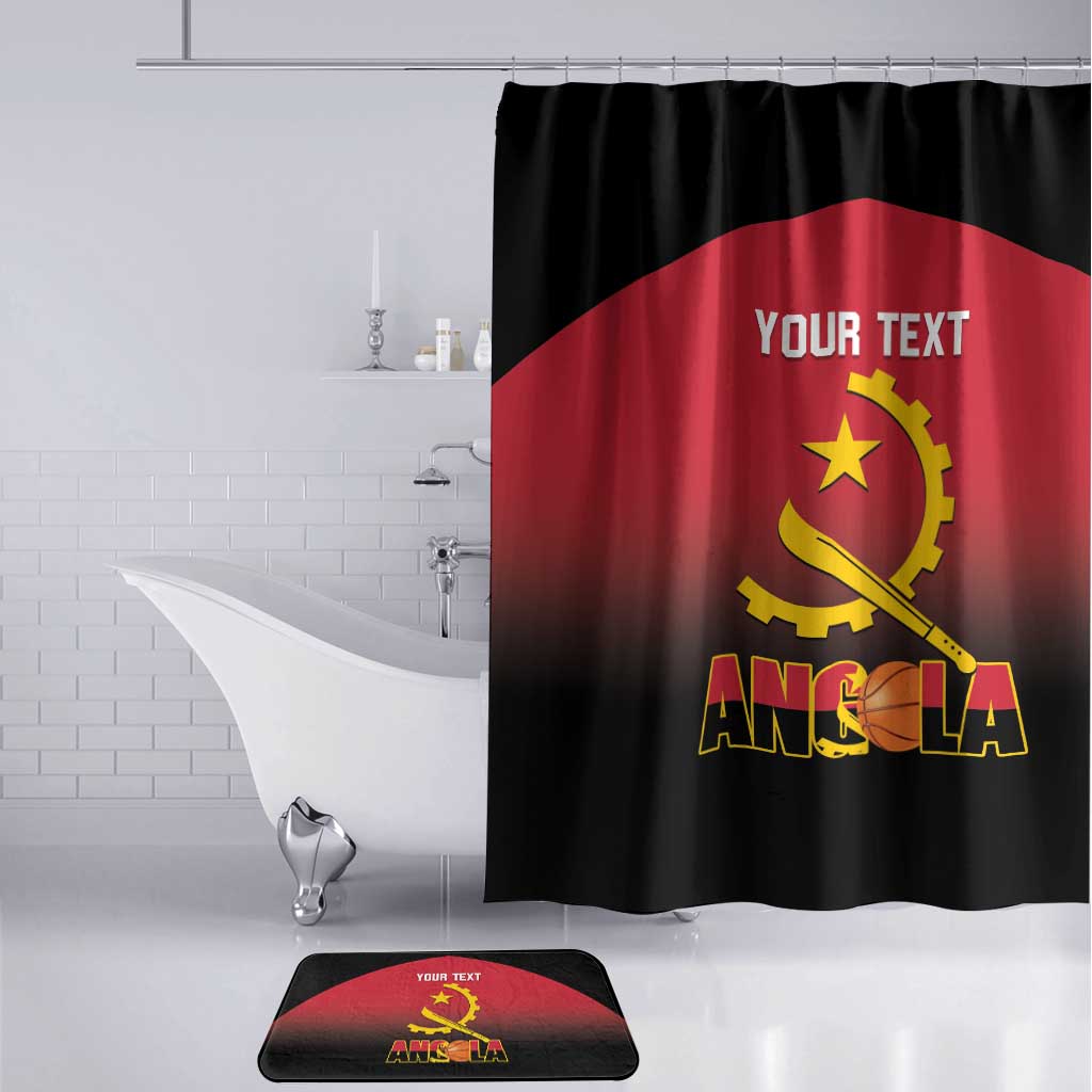 Angola Basketball Custom Bathroom Set Go Champions Angolan