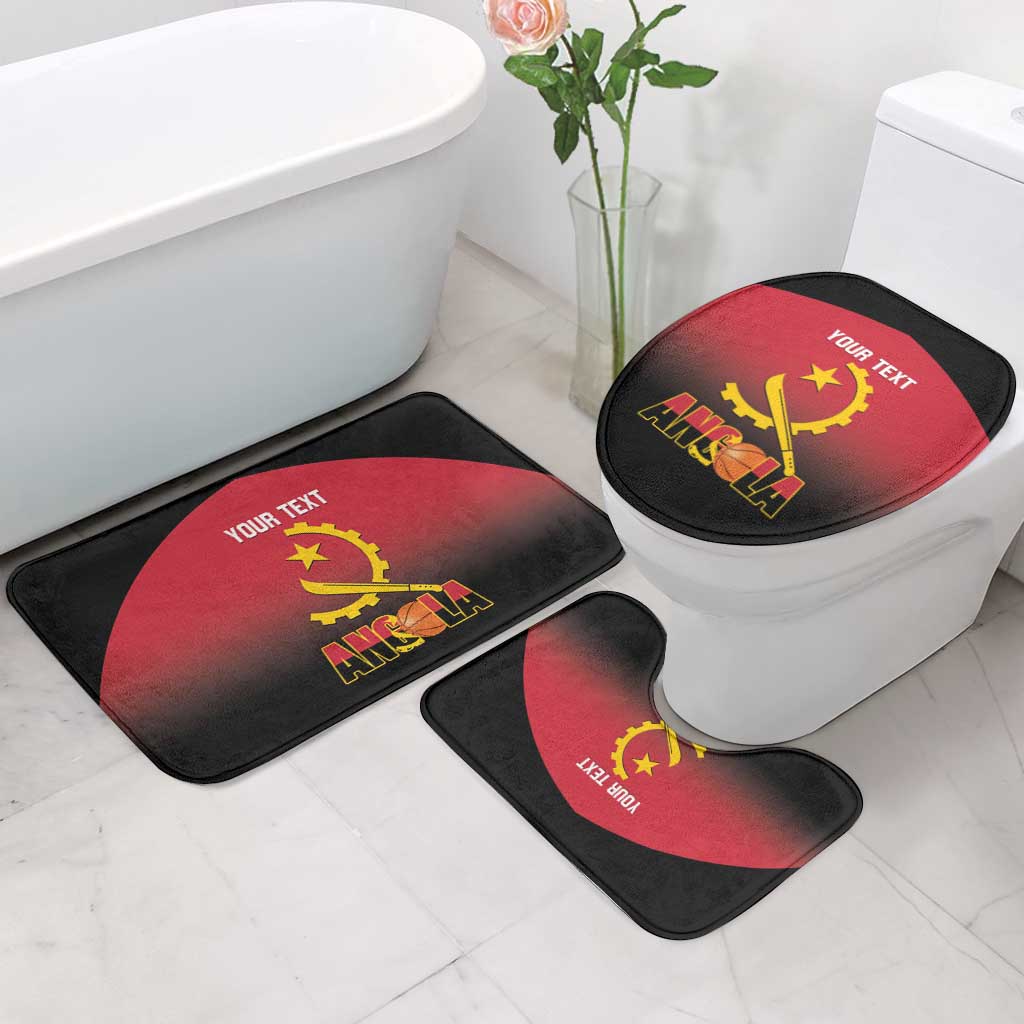 Angola Basketball Custom Bathroom Set Go Champions Angolan