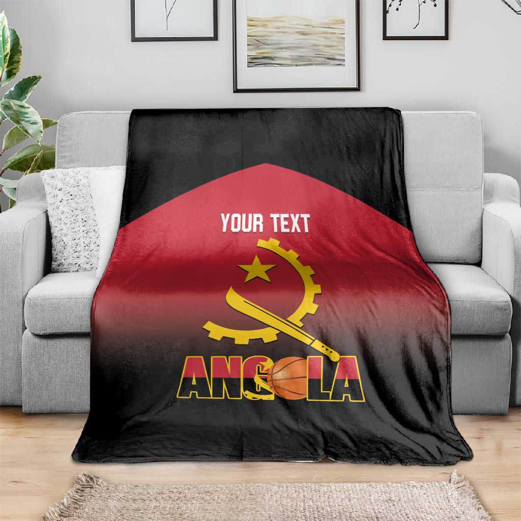 Afro Basketball Custom Angola Blanket Go Champions Angolan - African Pride