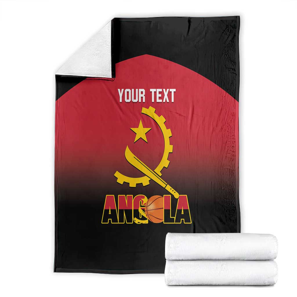 Afro Basketball Custom Angola Blanket Go Champions Angolan - African Pride