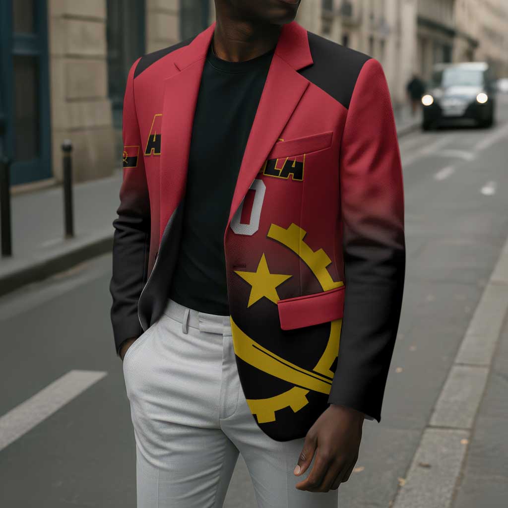 Angola Basketball Custom Blazer Go Champions Angolan