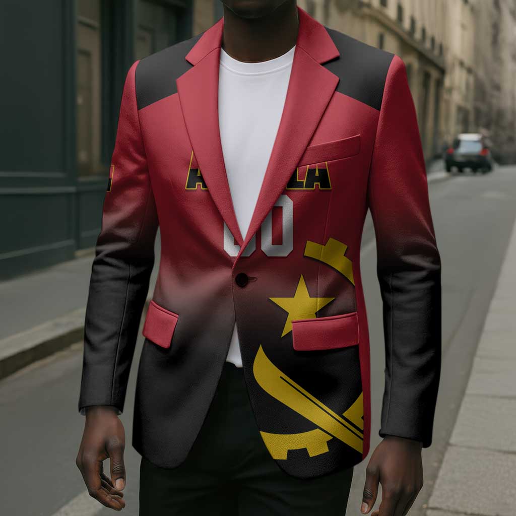 Angola Basketball Custom Blazer Go Champions Angolan