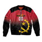 Afro Basketball Custom Angola Bomber Jacket Go Champions Angolan - African Pride