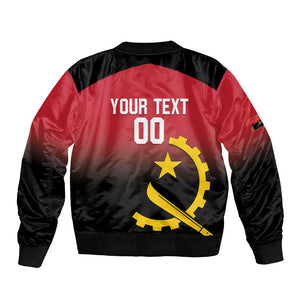 Afro Basketball Custom Angola Bomber Jacket Go Champions Angolan - African Pride