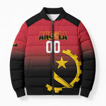 Angola Basketball Custom Bomber Puffer Jacket Go Champions Angolan
