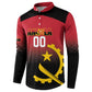 Angola Basketball Custom Button Sweatshirt Go Champions Angolan