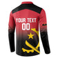Angola Basketball Custom Button Sweatshirt Go Champions Angolan