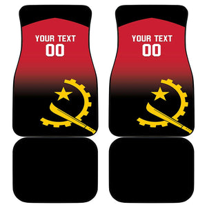 Afro Basketball Custom Angola Car Mats Go Champions Angolan - African Pride
