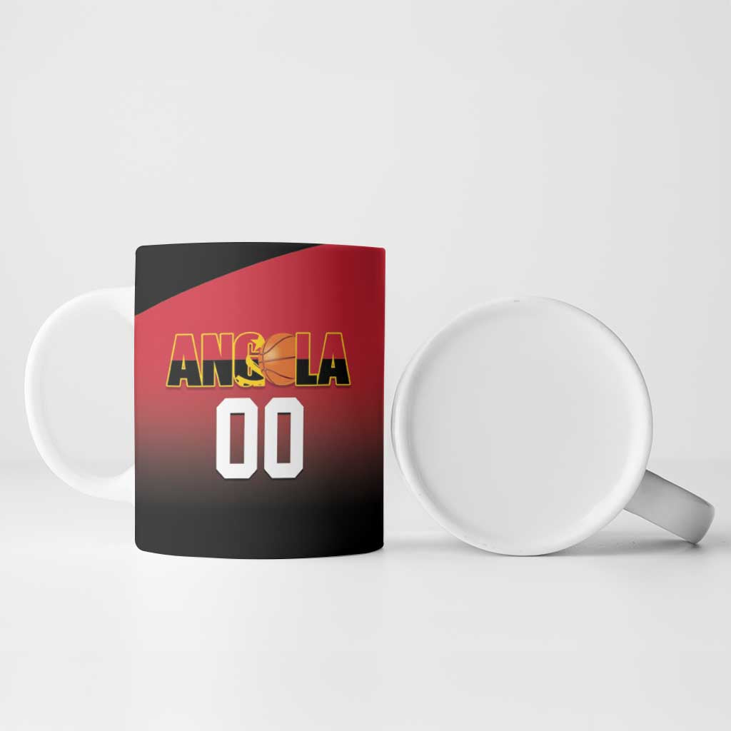 Angola Basketball Custom Ceramic Mug Go Champions Angolan