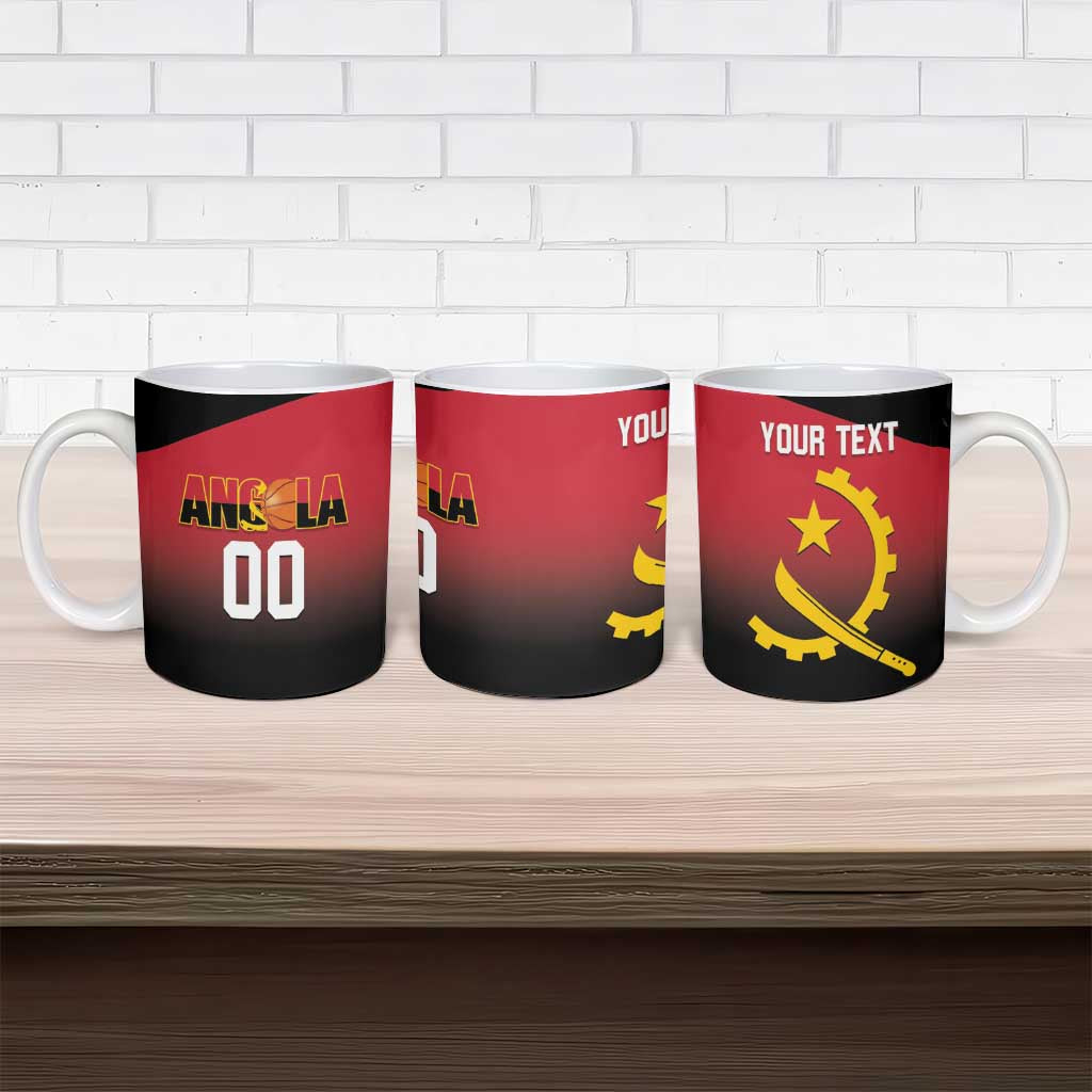 Angola Basketball Custom Ceramic Mug Go Champions Angolan