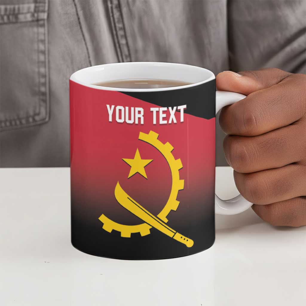 Angola Basketball Custom Ceramic Mug Go Champions Angolan
