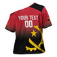 Angola Basketball Custom Cross Shoulder Shirt Go Champions Angolan