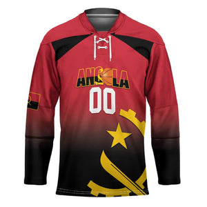 Angola Basketball Custom Hockey Jersey Go Champions Angolan
