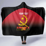 Afro Basketball Custom Angola Hooded Blanket Go Champions Angolan - African Pride