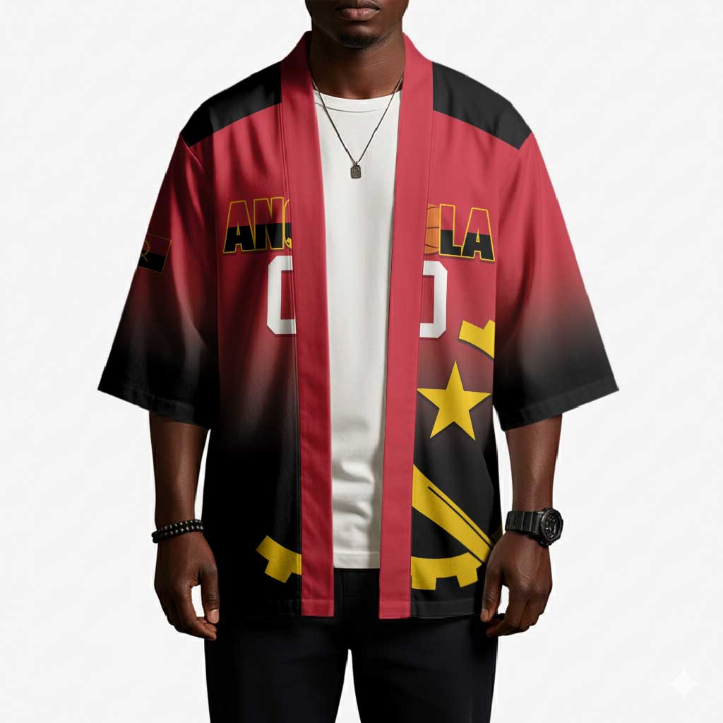 Angola Basketball Custom Kimono Go Champions Angolan