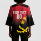Angola Basketball Custom Kimono Sleeve Blouse Go Champions Angolan