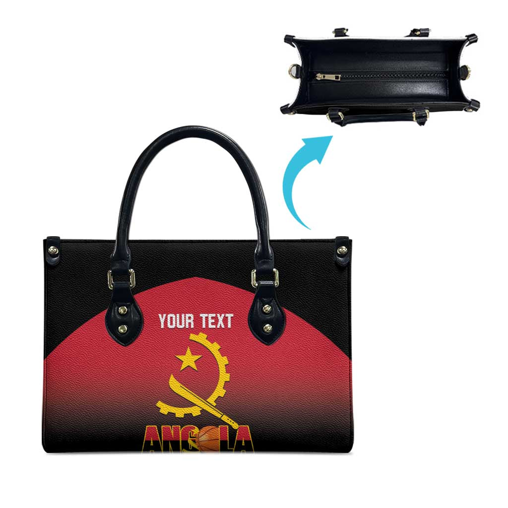 Angola Basketball Custom Leather Bag Go Champions Angolan