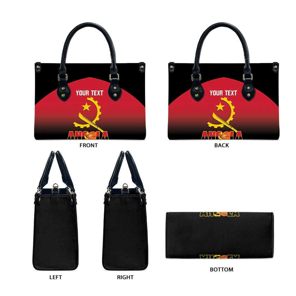Angola Basketball Custom Leather Bag Go Champions Angolan