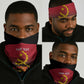 Afro Basketball Custom Angola Neck Gaiter Go Champions Angolan LT14