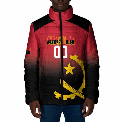 Angola Basketball Custom Padded Jacket Go Champions Angolan