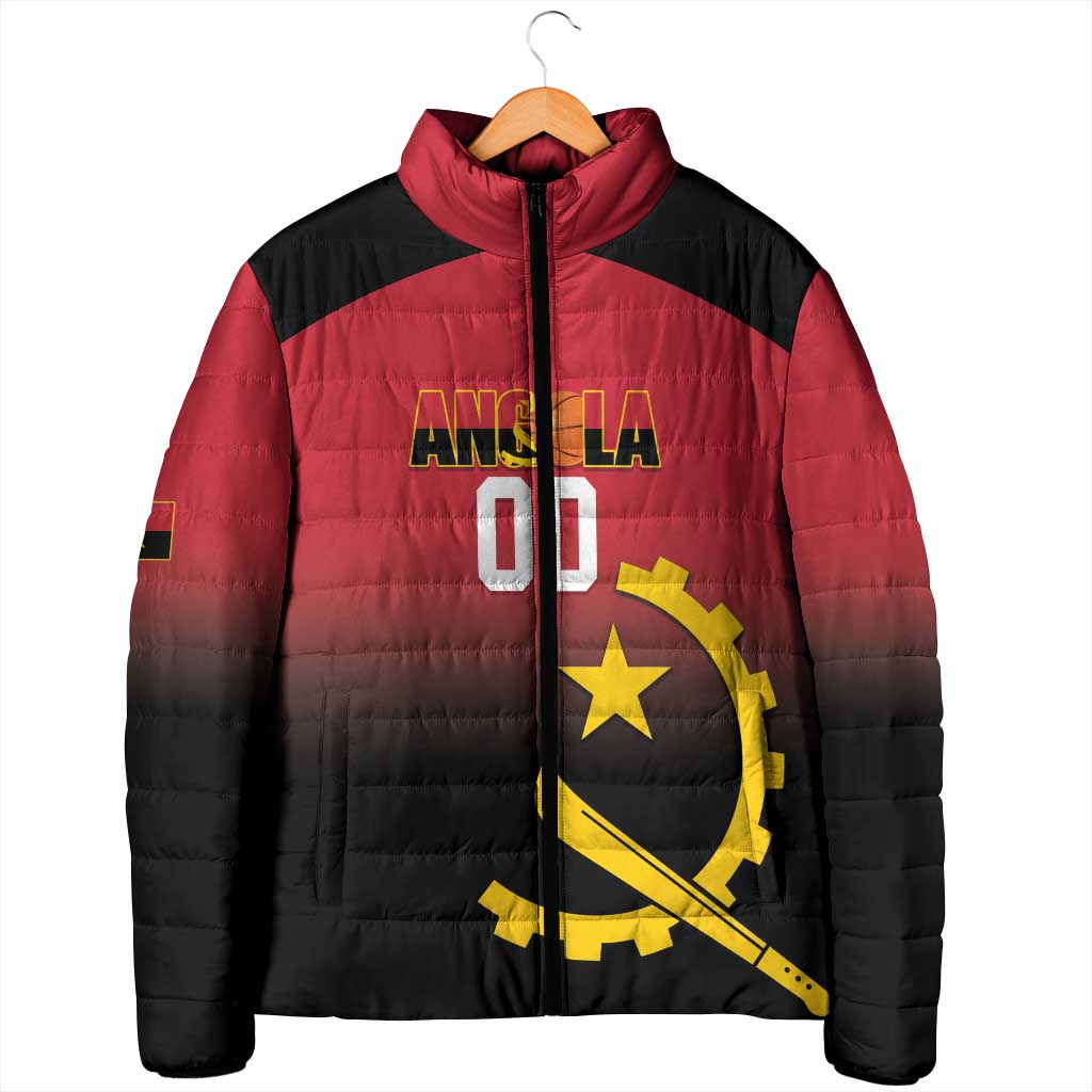 Angola Basketball Custom Padded Jacket Go Champions Angolan
