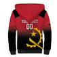 Afro Basketball Custom Angola Sherpa Hoodie Go Champions Angolan - African Pride