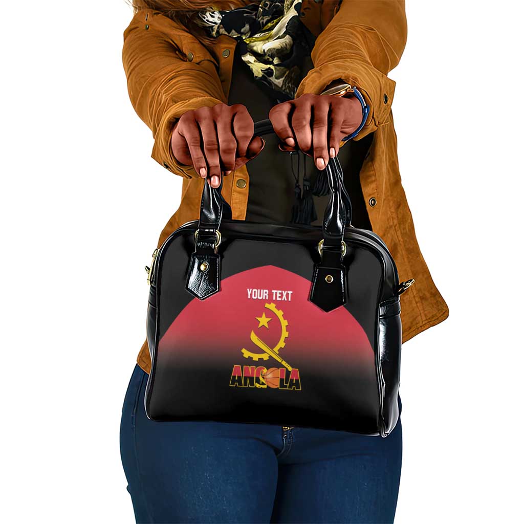 Afro Basketball Custom Angola Shoulder Handbag Go Champions Angolan - African Pride