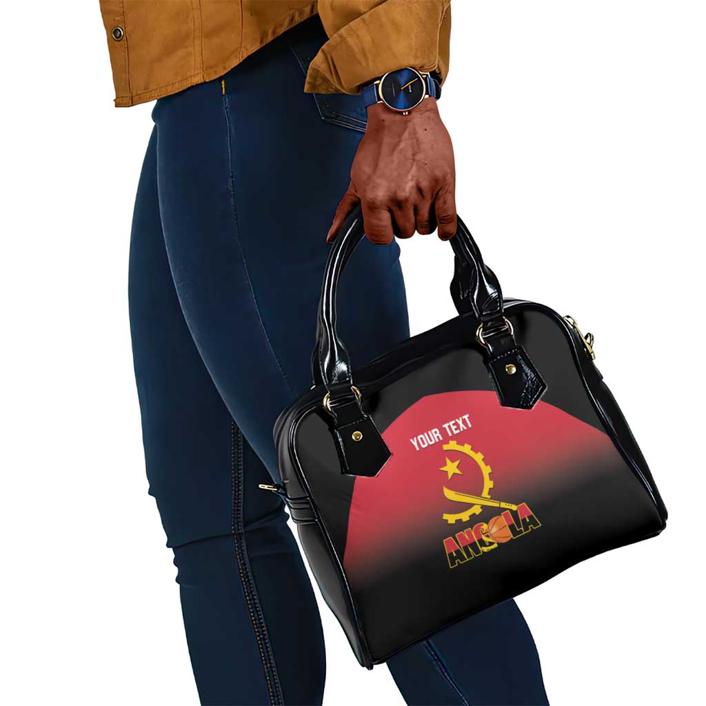 Afro Basketball Custom Angola Shoulder Handbag Go Champions Angolan - African Pride