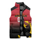Angola Basketball Custom Sleeveless Puffer Jacket Go Champions Angolan