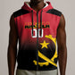 Afro Basketball Custom Angola Sleeveless Zip Hoodie Go Champions Angolan - African Pride