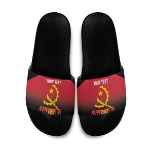 Angola Basketball Custom Slide Sandals Go Champions Angolan