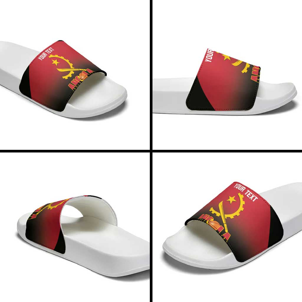 Angola Basketball Custom Slide Sandals Go Champions Angolan