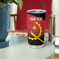 Afro Basketball Custom Angola Tumbler Cup Go Champions Angolan - African Pride