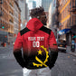 Afro Basketball Custom Angola Zip Hoodie Go Champions Angolan - African Pride