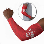 Tunisia Basketball Custom Arm Sleeves Go Champions Eagles of Carthage