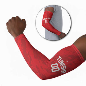 Tunisia Basketball Custom Arm Sleeves Go Champions Eagles of Carthage