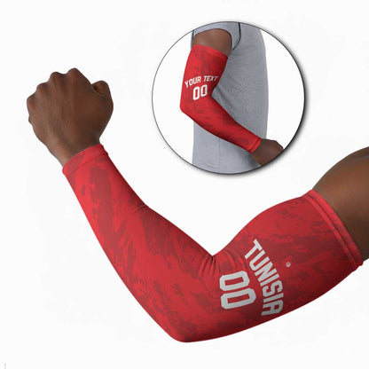 Tunisia Basketball Custom Arm Sleeves Go Champions Eagles of Carthage