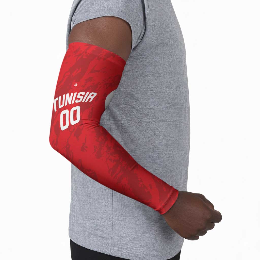 Tunisia Basketball Custom Arm Sleeves Go Champions Eagles of Carthage