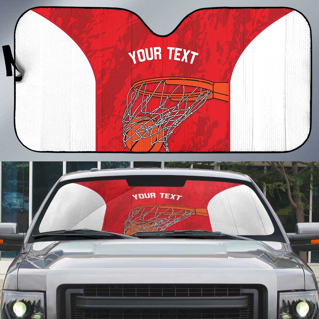 Tunisia Basketball Custom Auto Sun Shade Go Champions Eagles of Carthage