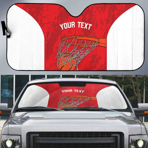 Tunisia Basketball Custom Auto Sun Shade Go Champions Eagles of Carthage