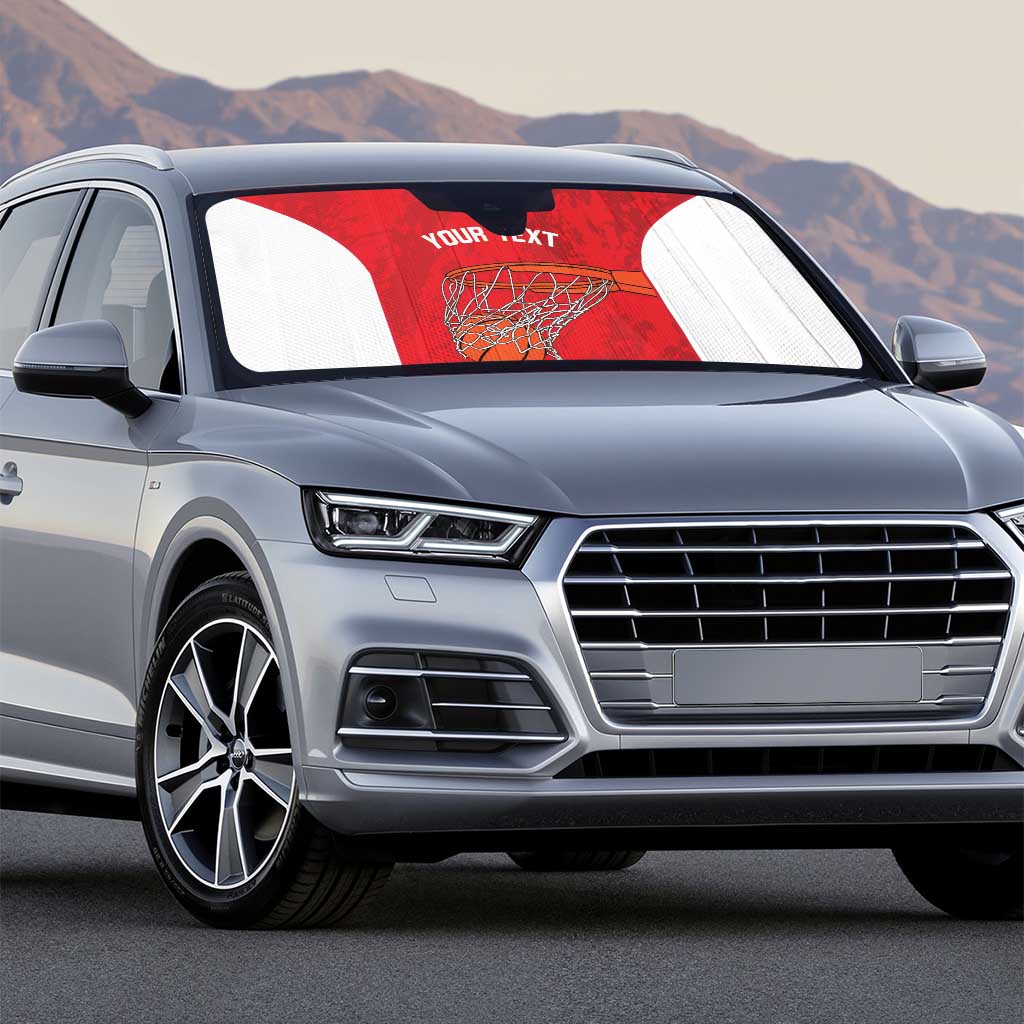 Tunisia Basketball Custom Auto Sun Shade Go Champions Eagles of Carthage
