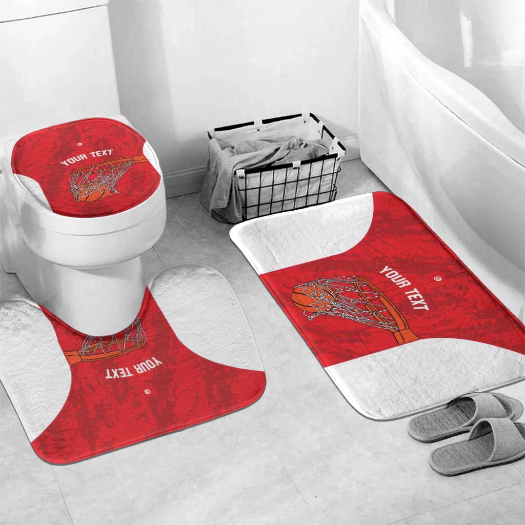 Tunisia Basketball Custom Bathroom Set Go Champions Eagles of Carthage