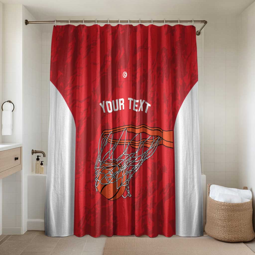 Tunisia Basketball Custom Bathroom Set Go Champions Eagles of Carthage