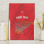 Afro Basketball Custom Tunisia Canvas Wall Art Go Champions Eagles of Carthage - African Pride
